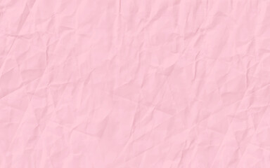 light pink crumpled paper matte background. layout for design. vector concept
