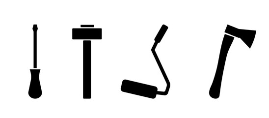 Obraz premium tools icons set