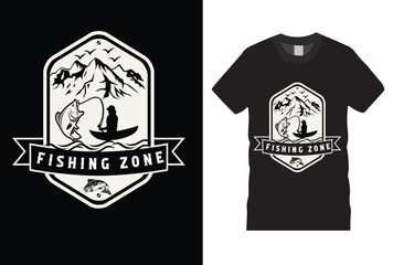 Fishing zone Trendy, Classic,vintage, joystick vector tamplate.eye catching,motivational, grunge,
stylish t-shirt design,Fishing t-shirt design ready for prints,poster’s and mug.