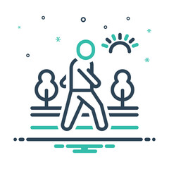 Mix icon for walks