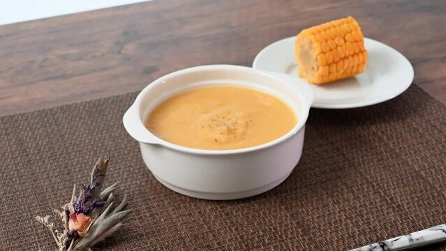 creamy corn potage