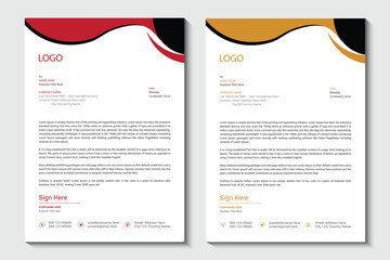Professional letterhead templates