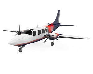 Small Airplane Isolated