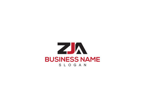 Initial Alphabet Letters ZJA zj Logo, Monogram zja Logo Letter For Your Shop