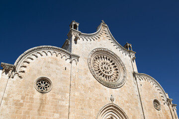 Cathédrale de la ville d'Ostuni dans la région des Pouilles en Italie