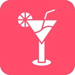 Vector Design Cocktail Icon Style