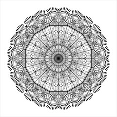  Illustration of a Beautiful and eye catching Mandela Deign for pattern