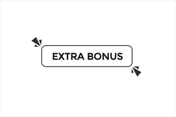 extra bonus vectors.sign label bubble speech extra bonus
