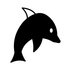 Fototapeta premium dolphin icon