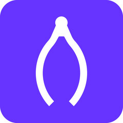 Vector Design Wishbone Icon Style