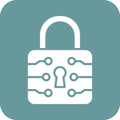 Vector Design Lock Icon Style