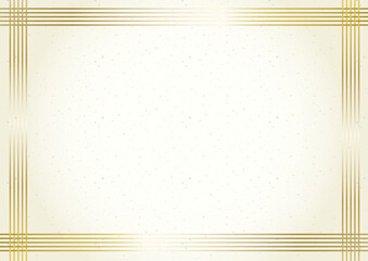 金ラインと和紙素材