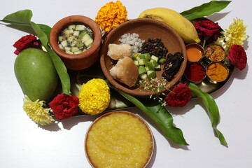 Ugadi telugu new year andhrula pachadi.