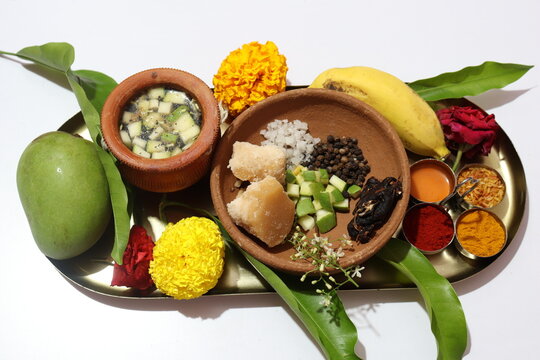 Ugadi telugu new year andhrula pachadi.