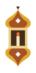 Islamic Lantern Element Illustration. Symbols of Ramadan Mubarak, Hanging Gold Lanterns, arabic lamps, lanterns moon, lantern element, star, art, vector and illustration