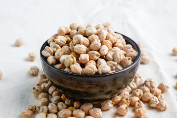 chickpeas organic legumes of fresh make a healthy vegetarian meal