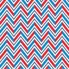 Japanese Zigzag Chevron Line Vector Seamless Pattern