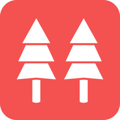 Fototapeta premium Vector Design Pine Tree Icon Style