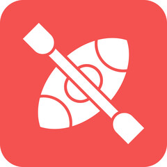 Vector Design Kayak Icon Style