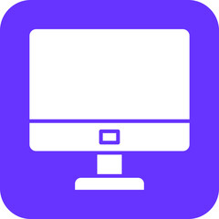 Vector Design Monitor Icon Style