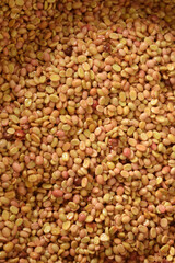 Coffee beans,In the ferment and wash method of wet processing