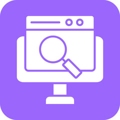 Vector Design Online Search Icon Style