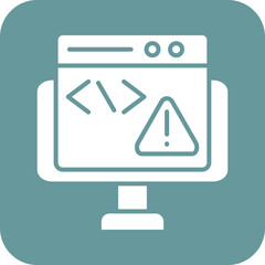 Vector Design Code Error Icon Style