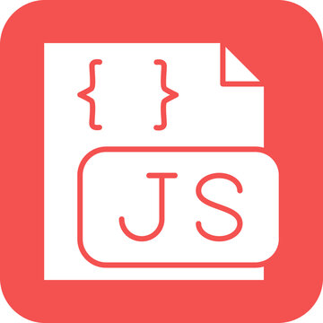 Vector Design Javascript File Icon Style