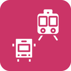 Vector Design Public Transport Icon Style
