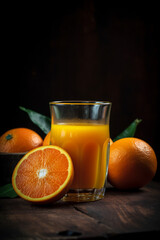 Obraz na płótnie Canvas Ai generated fresh healthy juice. 