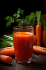 Ai generated fresh healthy juice.
