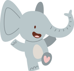 Dancing baby elephant