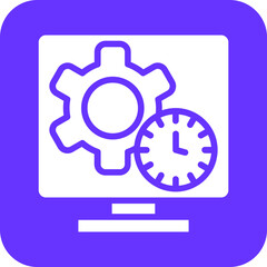 Vector Design Monitor Icon Style