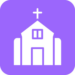 Vector Design Church Icon Style