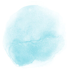 Blue Abstract Watercolor 