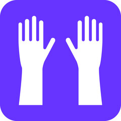 Obraz premium Vector Design Gloves Icon Style