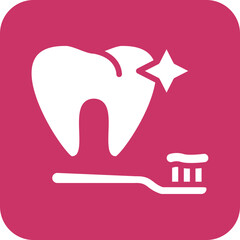 Vector Design Clean Tooth Icon Style