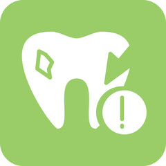 Vector Design Tooth Problem Icon Style