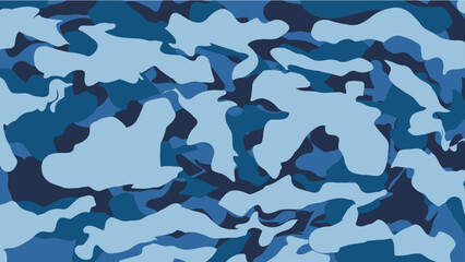 camouflage military texture background soldier repeated blue seamless pattern