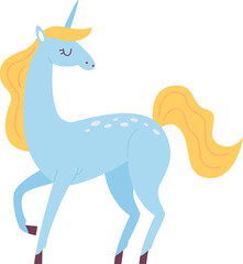 Fototapeta premium Standing Magical Unicorn