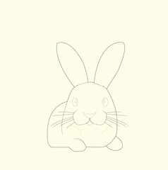easter bunny with egg