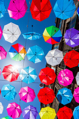 colorful umbrellas