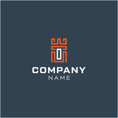 Fototapeta premium Castle logo design