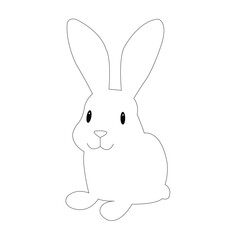 Obraz premium white rabbit