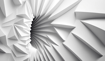 Abstract white background. Generative Ai.