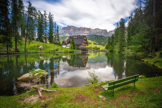 lake in the mountains
