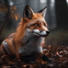 Fototapeta premium Animal photography photos about foxes