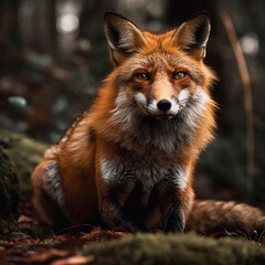 Fototapeta premium Animal photography photos about foxes