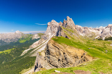 high mountain landscape Seceda
