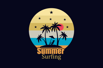 summer surfing
